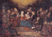 Salomon de Bray Pentecost oil painting